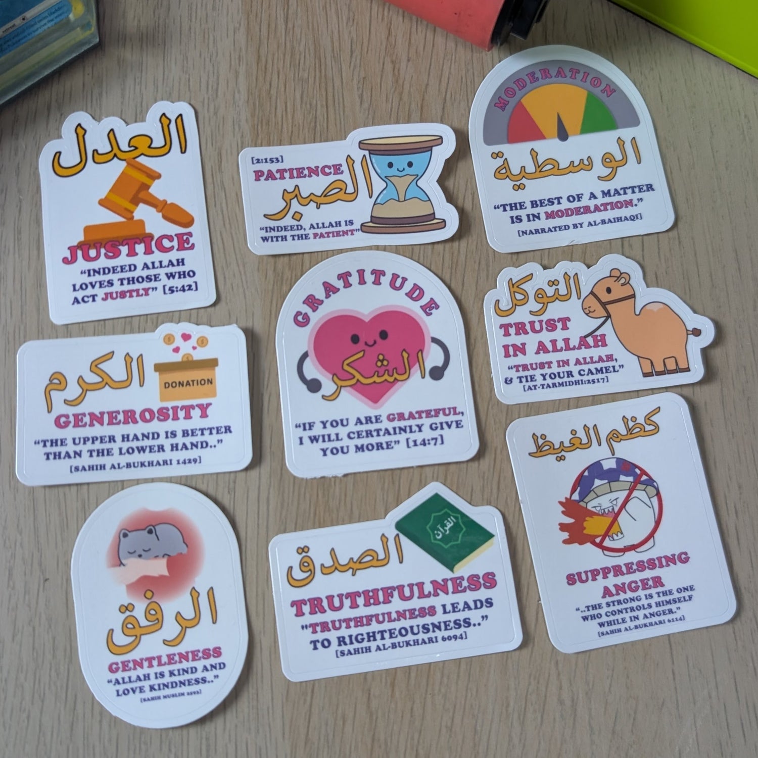 Islamic Value Stickers