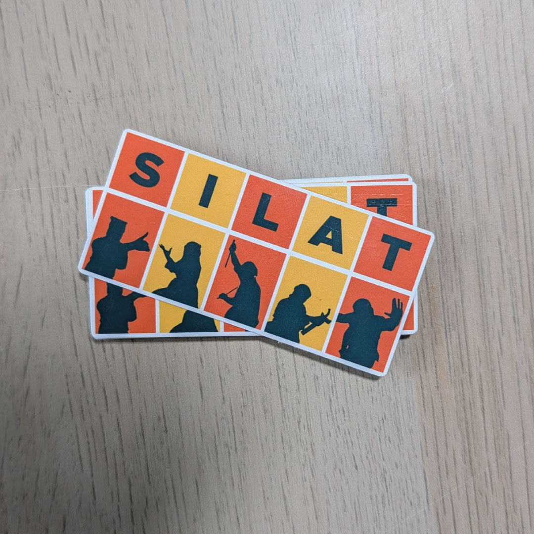 Silat Silhouette Stickers