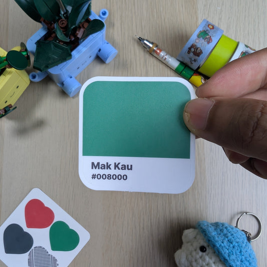 [Melayu & Eng] Mak Kau Hijau Pantone