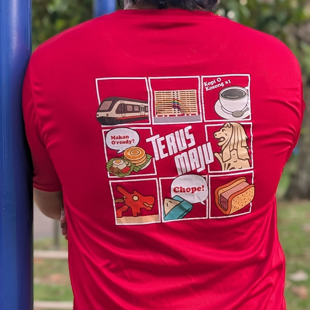 Singapura Kita - Drifit Tshirt (Adult)  [Pre-Order]