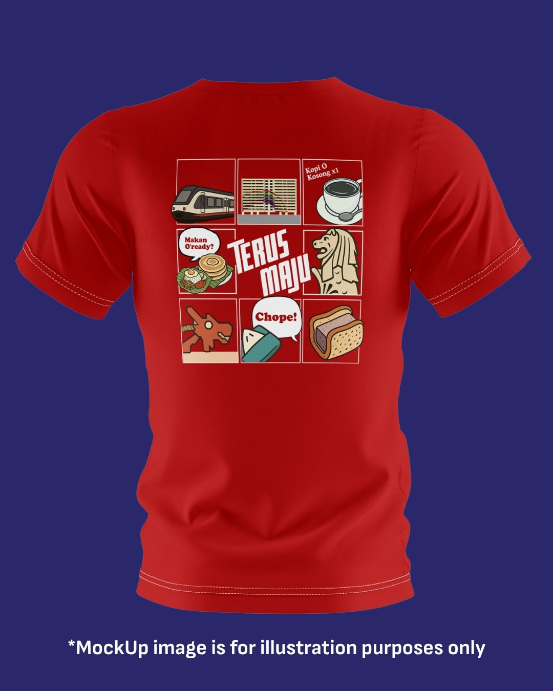 Singapura Kita - Drifit Tshirt (Adult)  [Pre-Order]