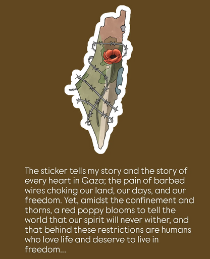 The Poppy Behind the Wire